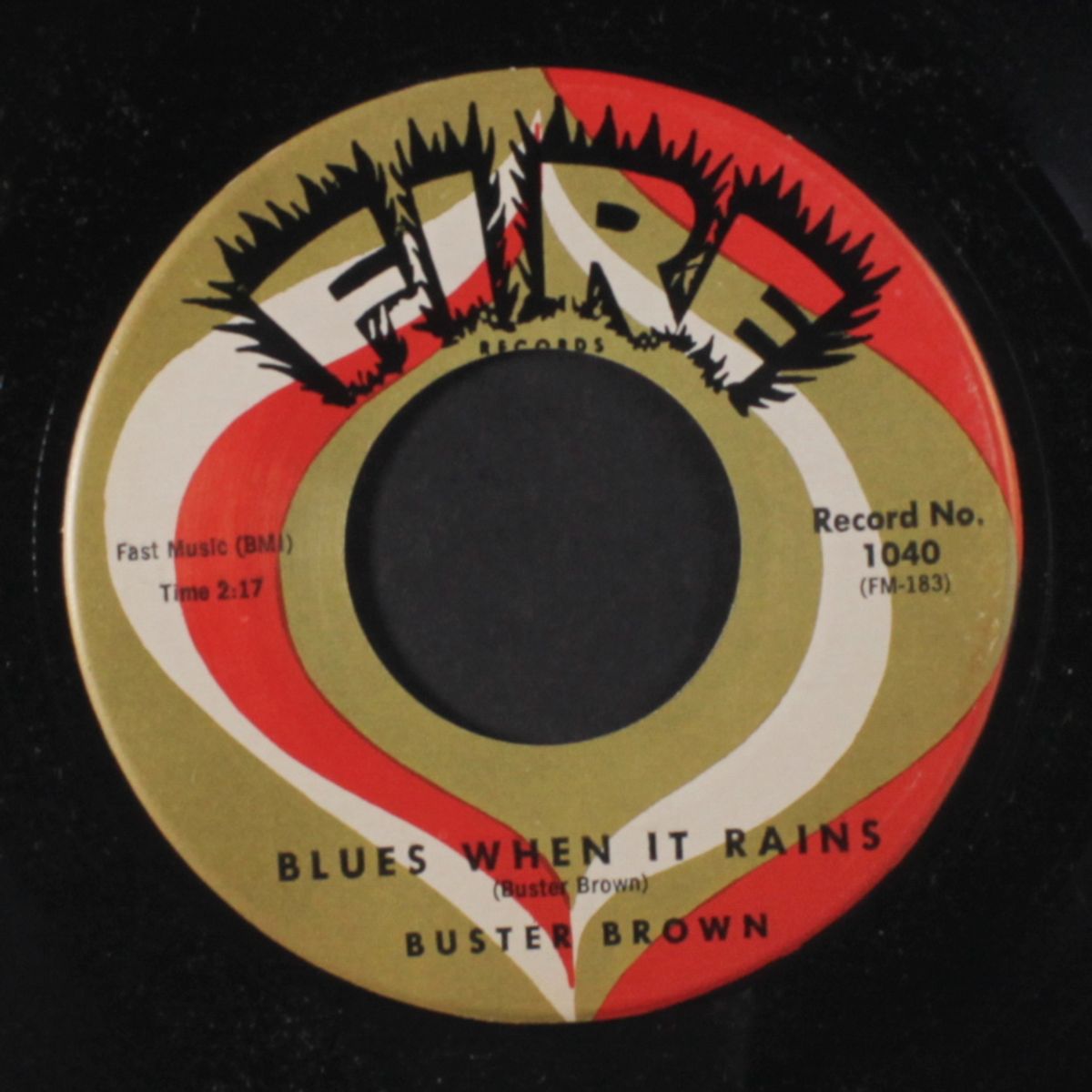 blues when it rains / good news by BUSTER BROWN