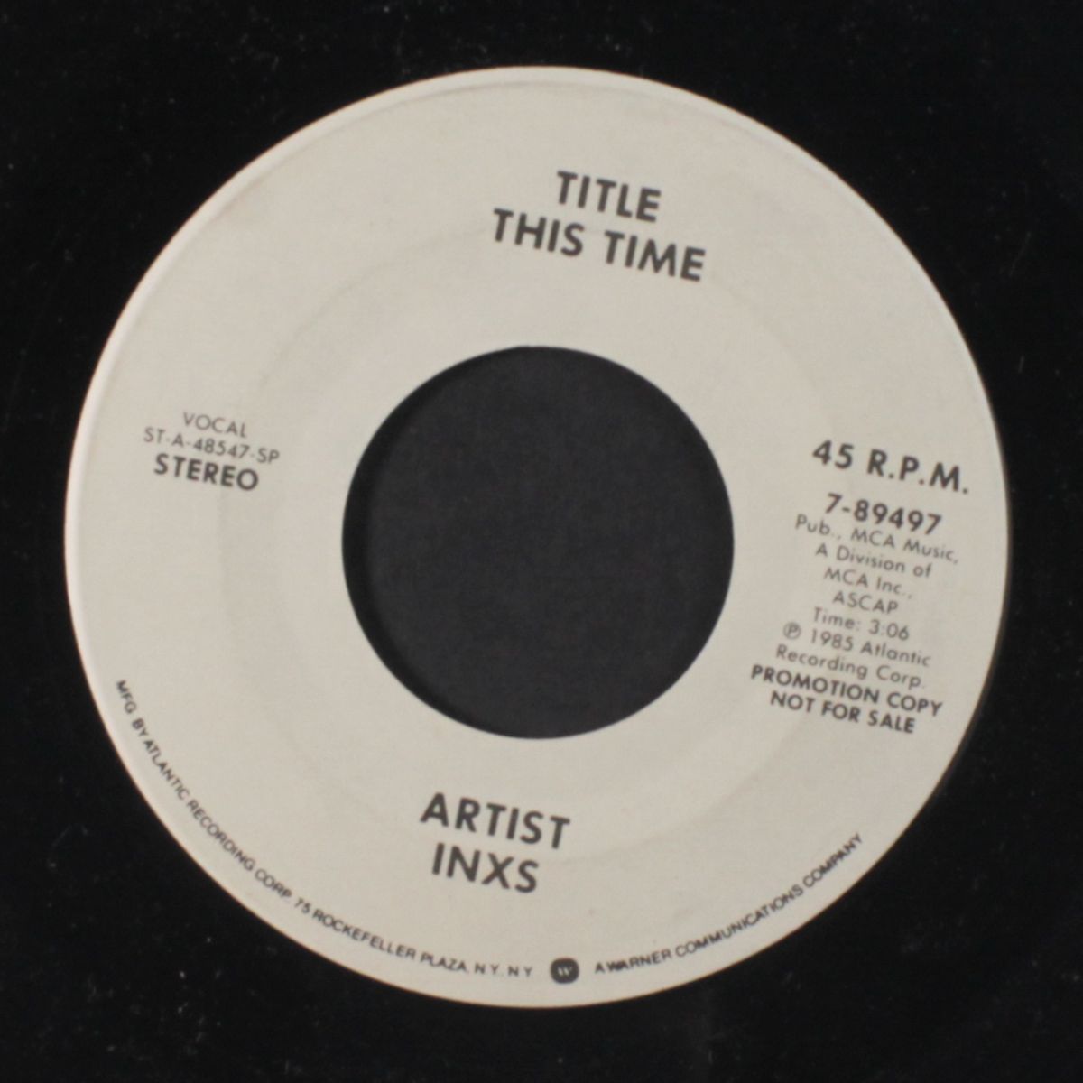 this time / same by INXS