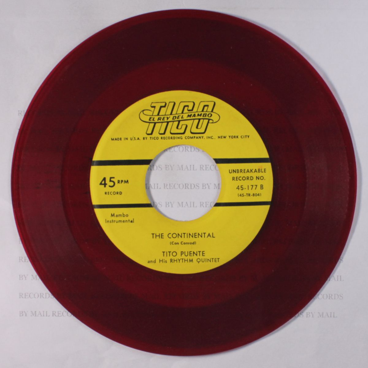 rainfall / the continental by TITO PUENTE