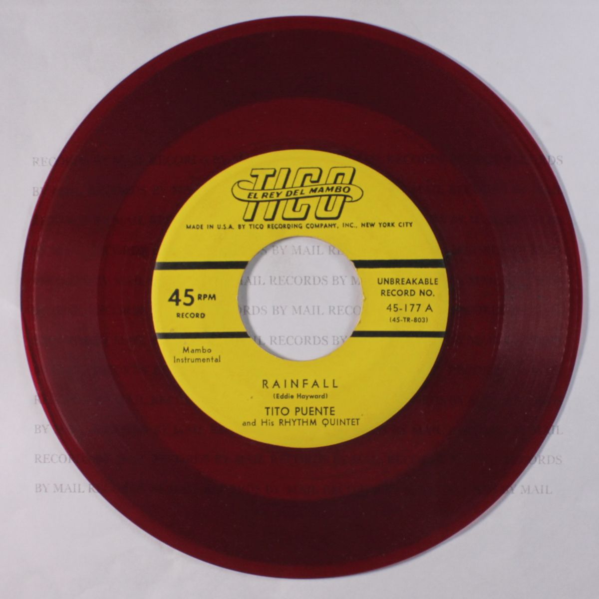 rainfall / the continental by TITO PUENTE