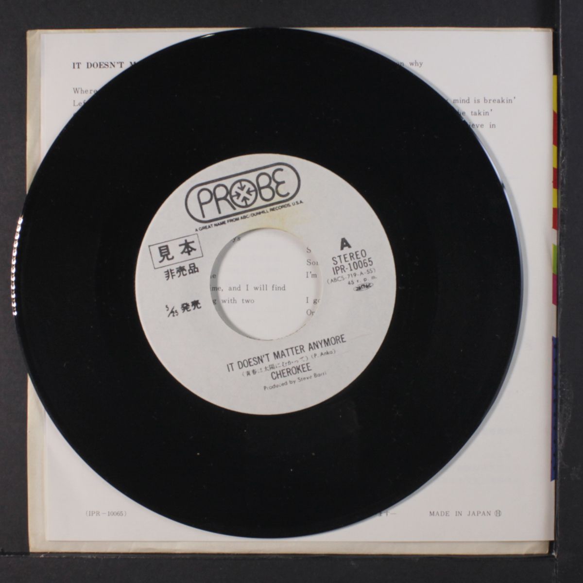 it doesn't matter anymore / something to believe in by CHEROKEE