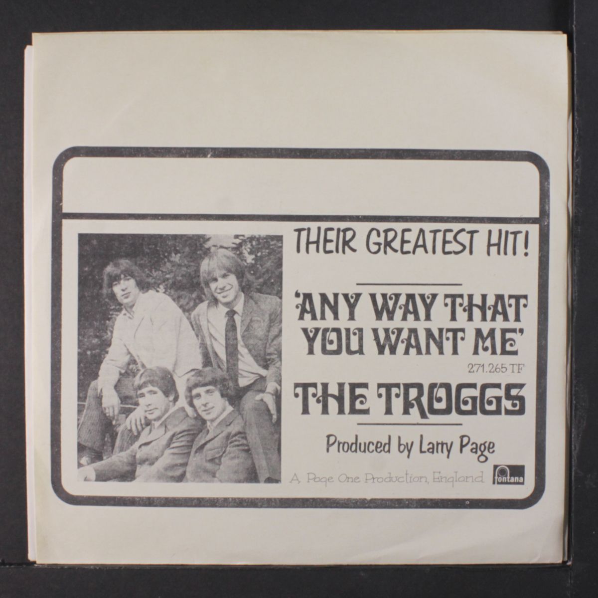 any way that you want me / 66-5-4-3-2-1 by TROGGS