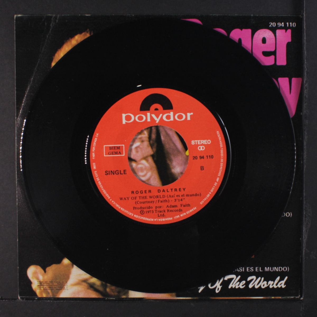 giving it all away / way of the world by ROGER DALTREY