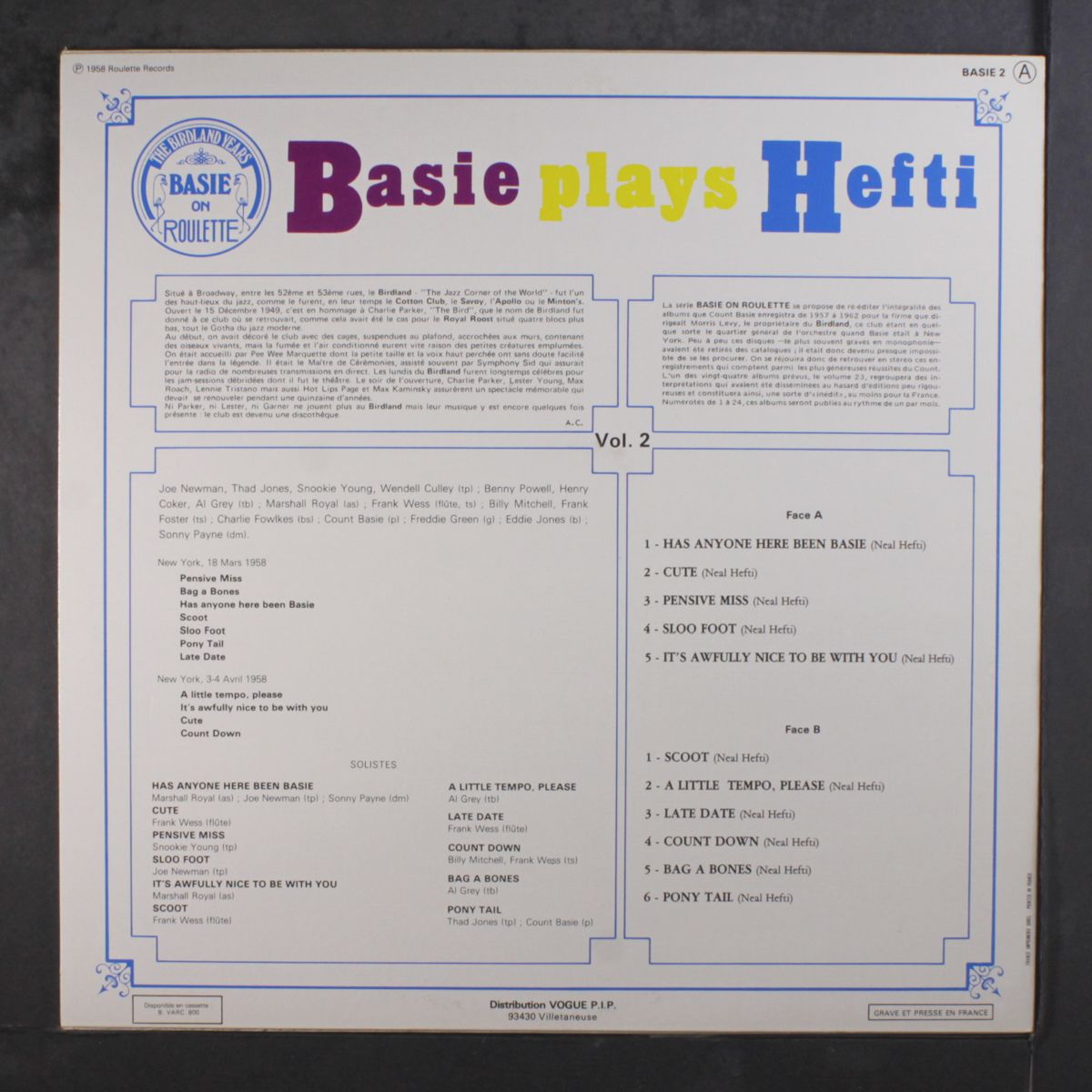 basie plays hefti by COUNT BASIE
