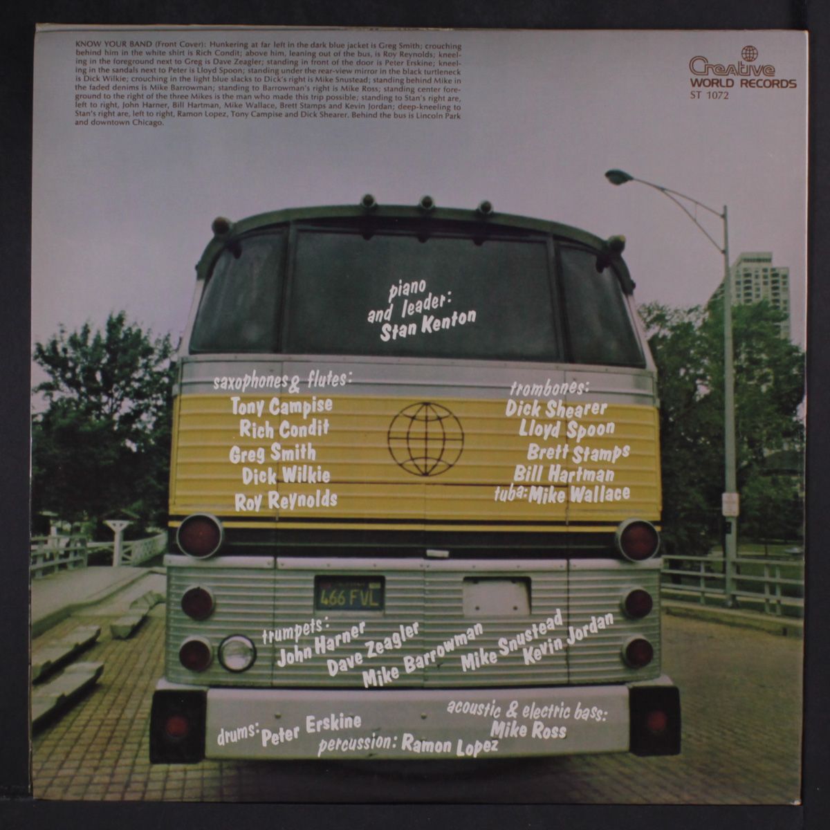 plays chicago by STAN KENTON
