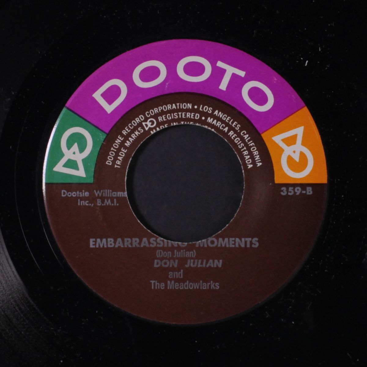 heaven and paradise / embarrassing moments by DON JULIAN & MEADOWLARKS