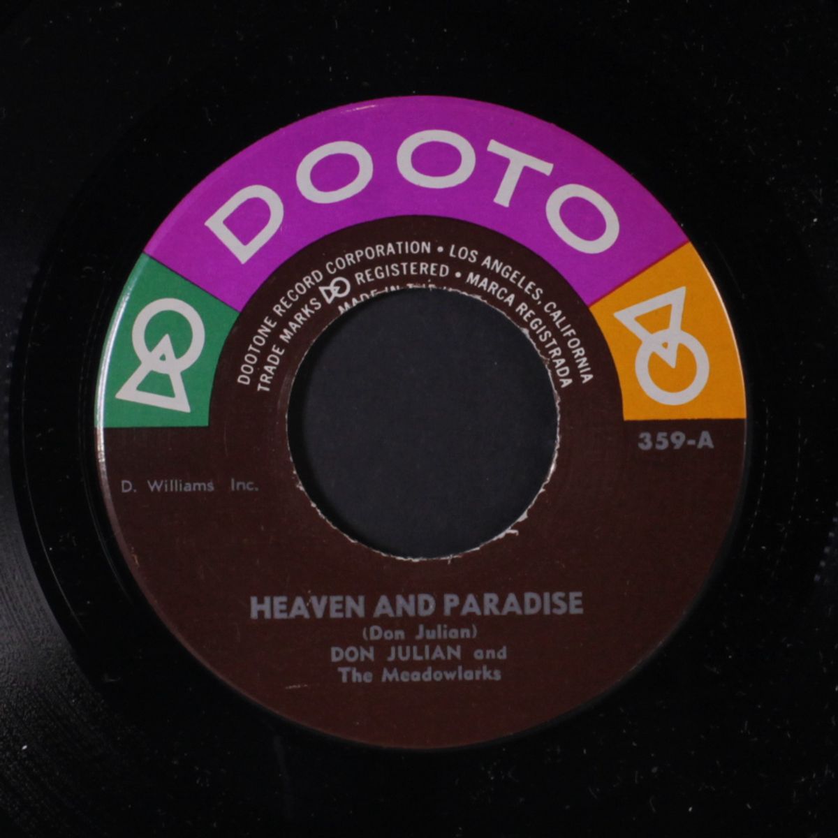 heaven and paradise / embarrassing moments by DON JULIAN & MEADOWLARKS