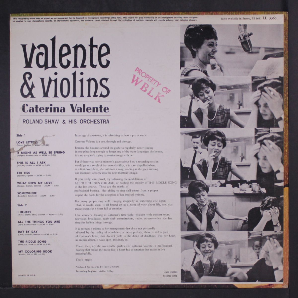 valente & violins by CATERINA VALENTE