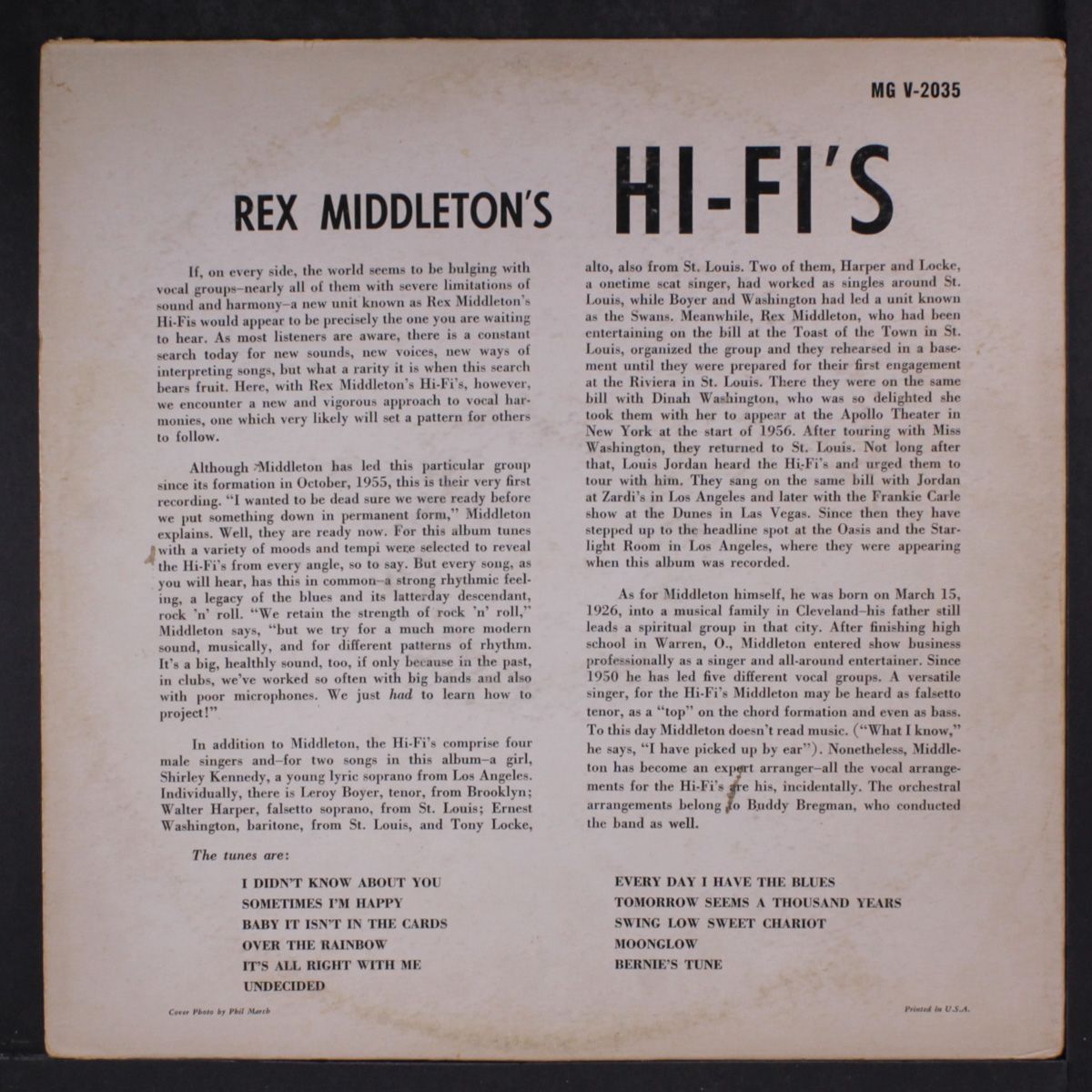rex middleton's hi-fi's by REX MIDDLETON'S HI-FI'S