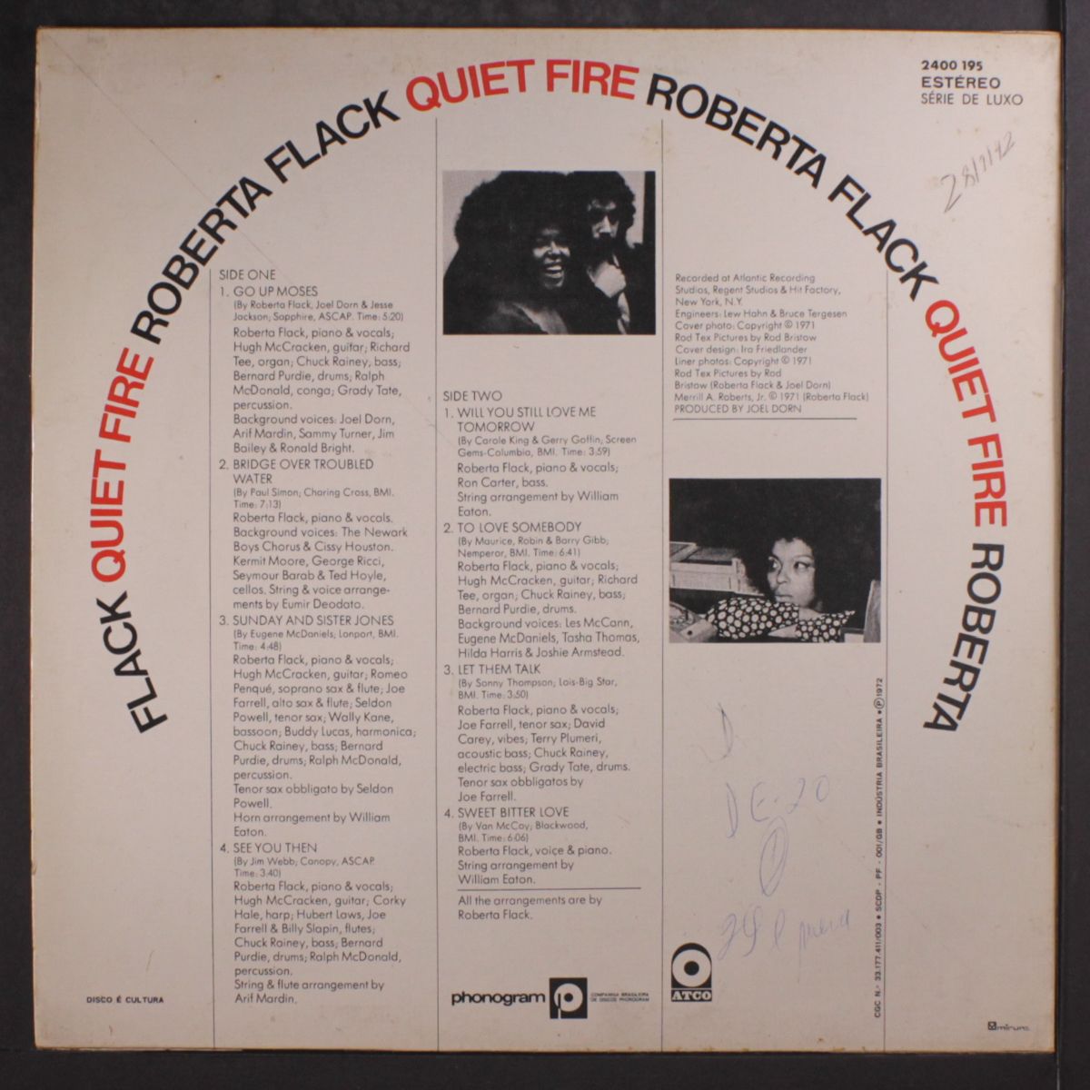 quiet fire by ROBERTA FLACK