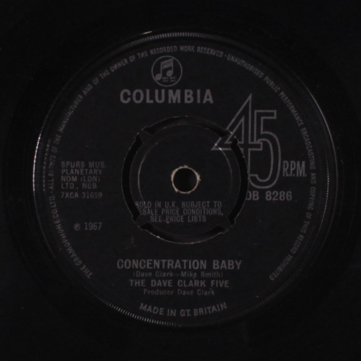 everybody knows / concentration baby by DAVE CLARK FIVE