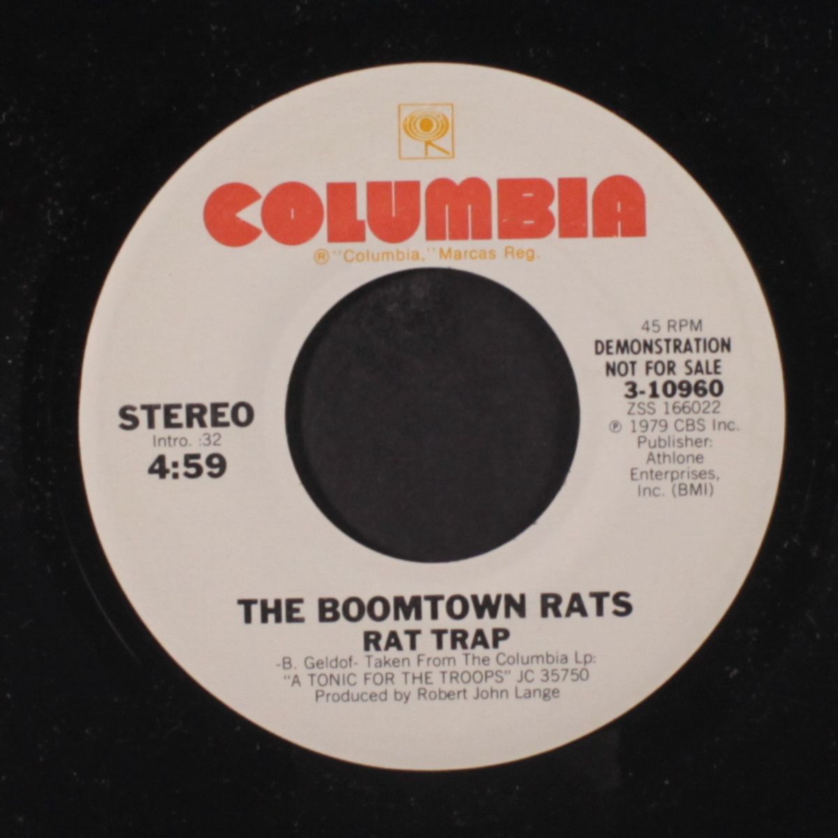 rat trap / mono by BOOMTOWN RATS