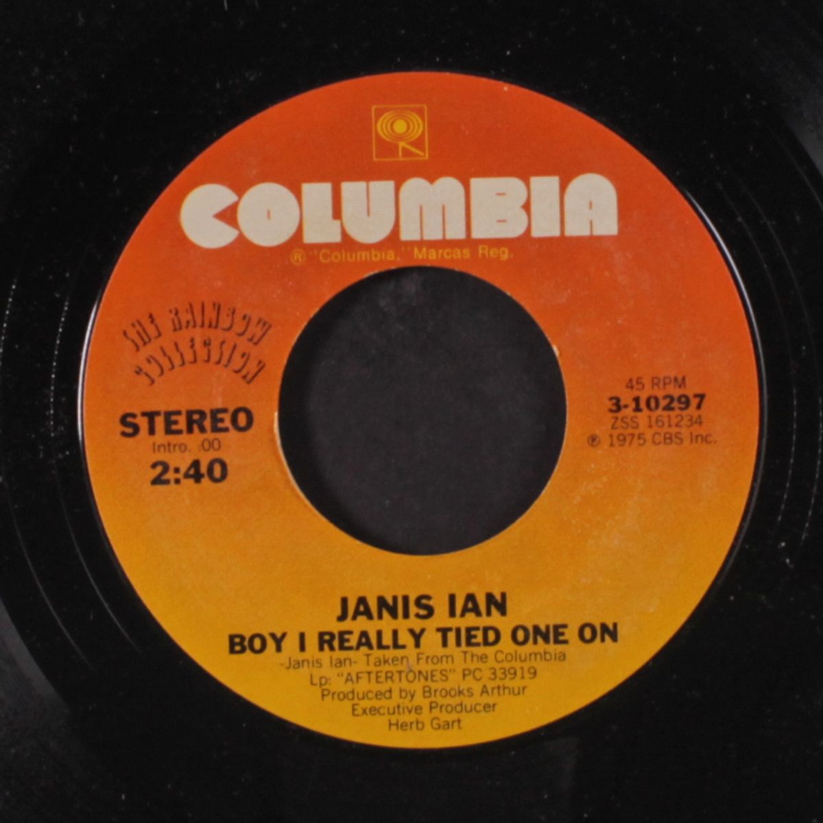 aftertones / boy i really tied one on by JANIS IAN