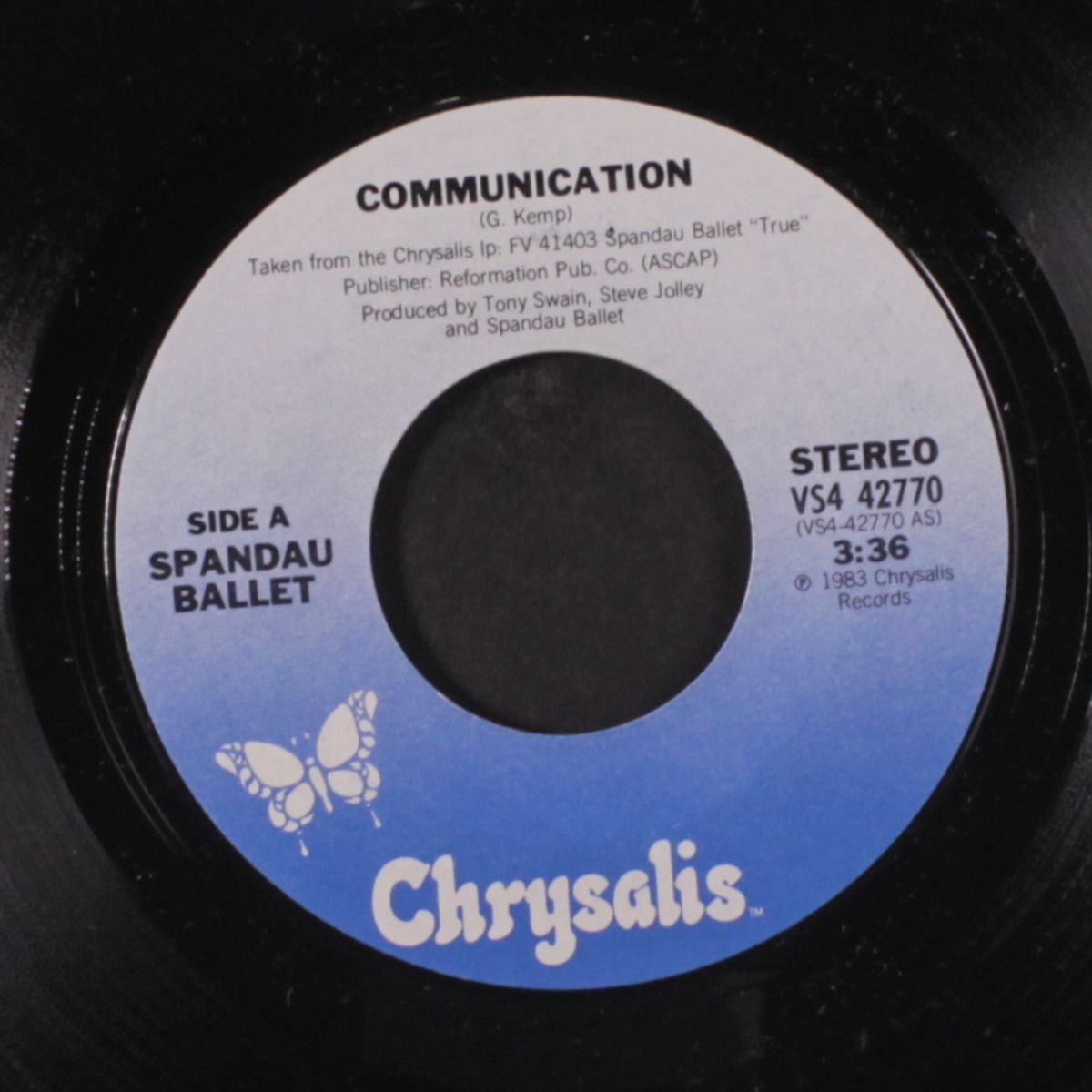 communication / code of love by SPANDAU BALLET
