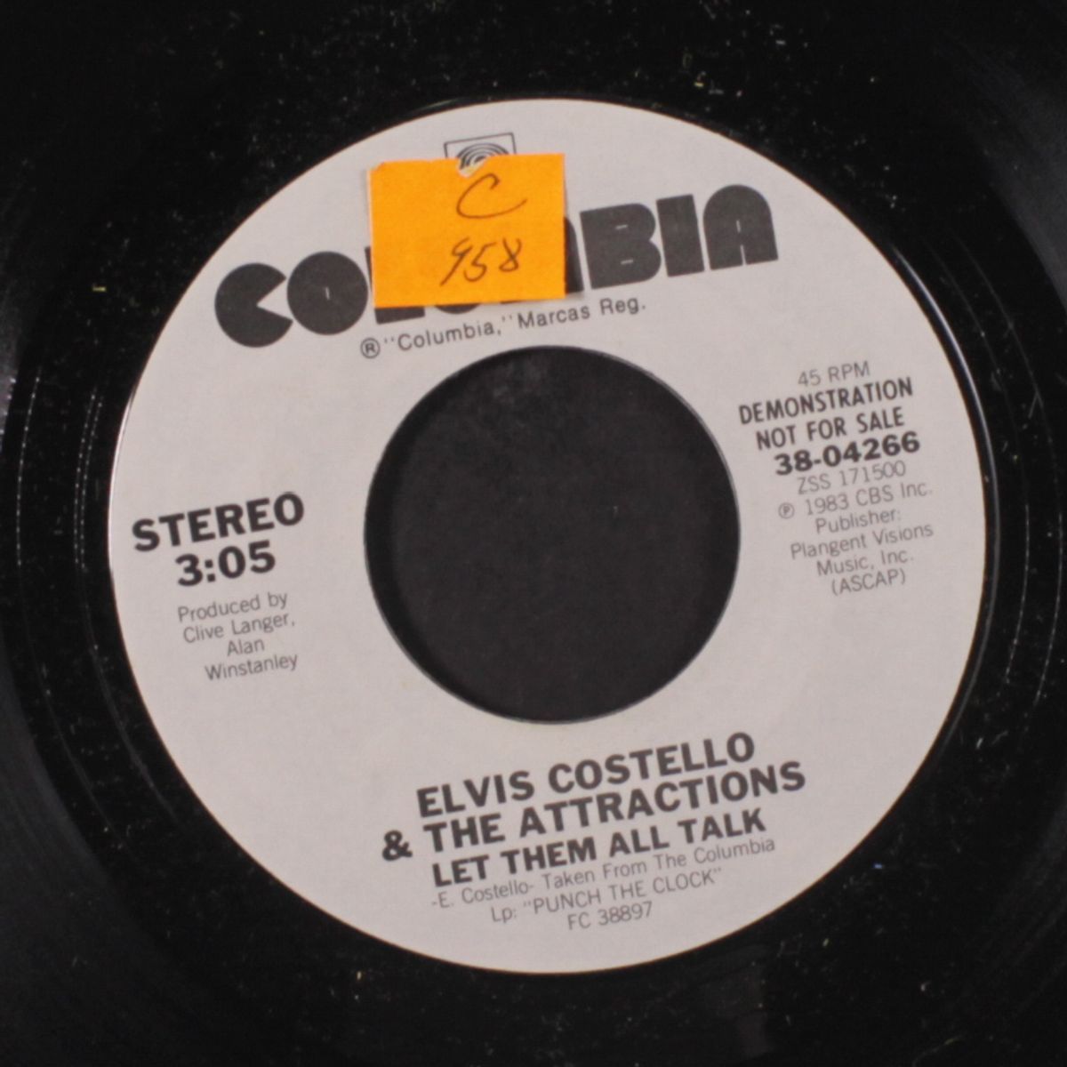 let them all talk / same by ELVIS COSTELLO & ATTRACTIONS