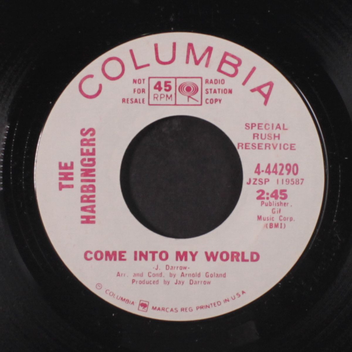 come into my world / same by HARBINGERS