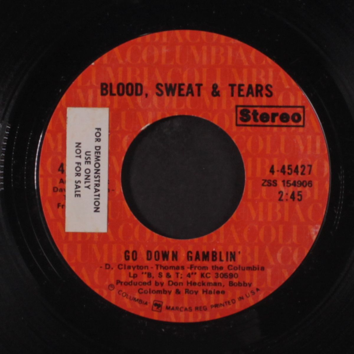 go down gamblin' / valentine's day by BLOOD, SWEAT & TEARS