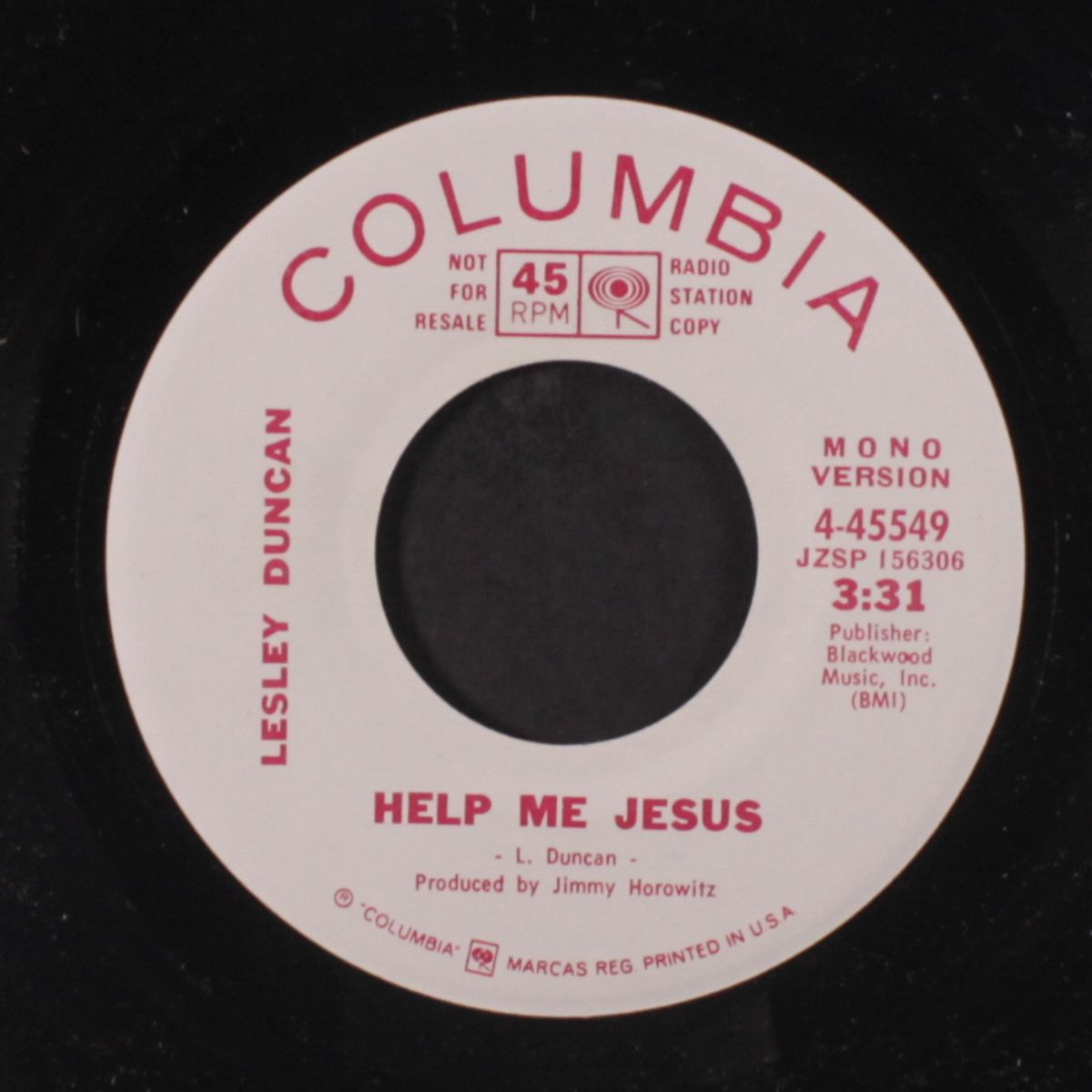 help me jesus / mono by LESLEY DUNCAN