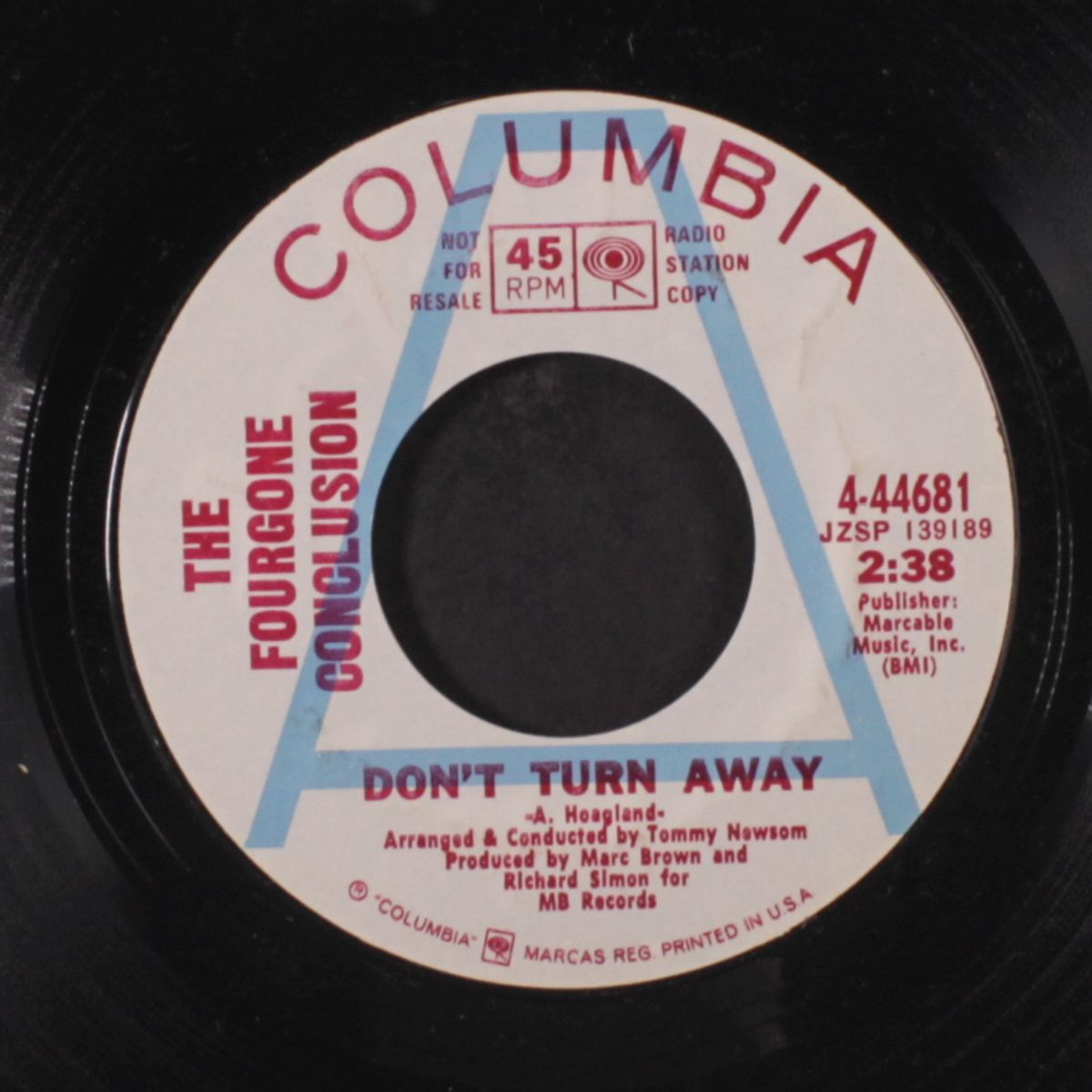 don't turn away / i won't hang on by FOURGONE CONCLUSION