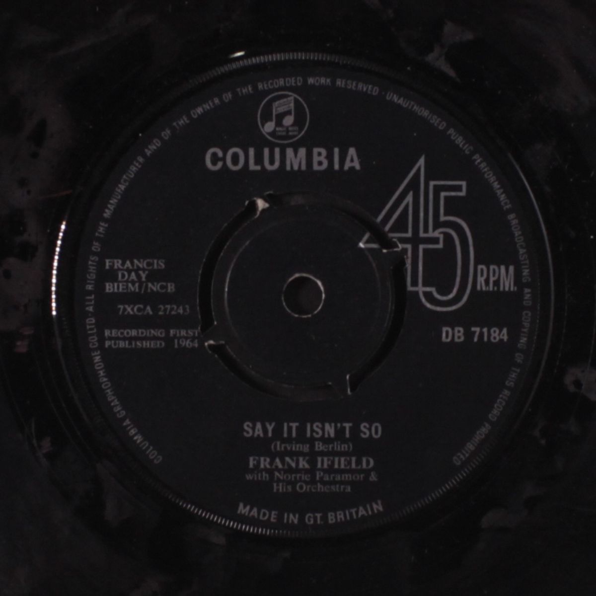 dont blame me / say it isn't so by FRANK IFIELD