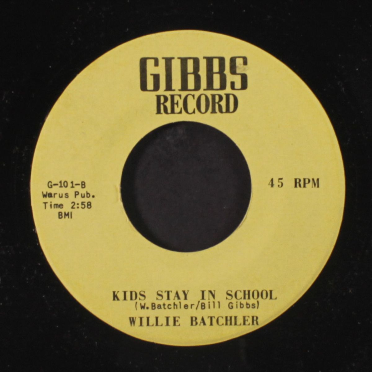 kids stay in school / baby if you do right by WILLIE BATCHLER
