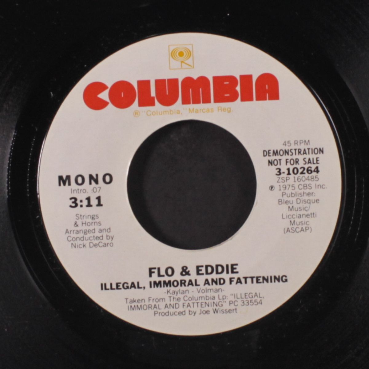 rebecca / illegal immoral or fattening by FLO & EDDIE