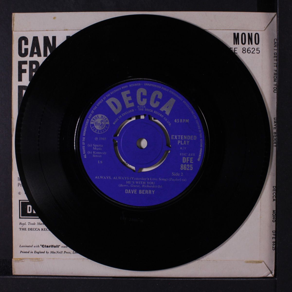 can i get it from you by DAVE BERRY