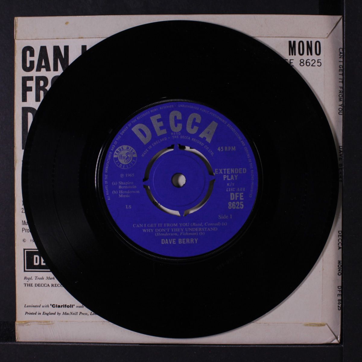 can i get it from you by DAVE BERRY