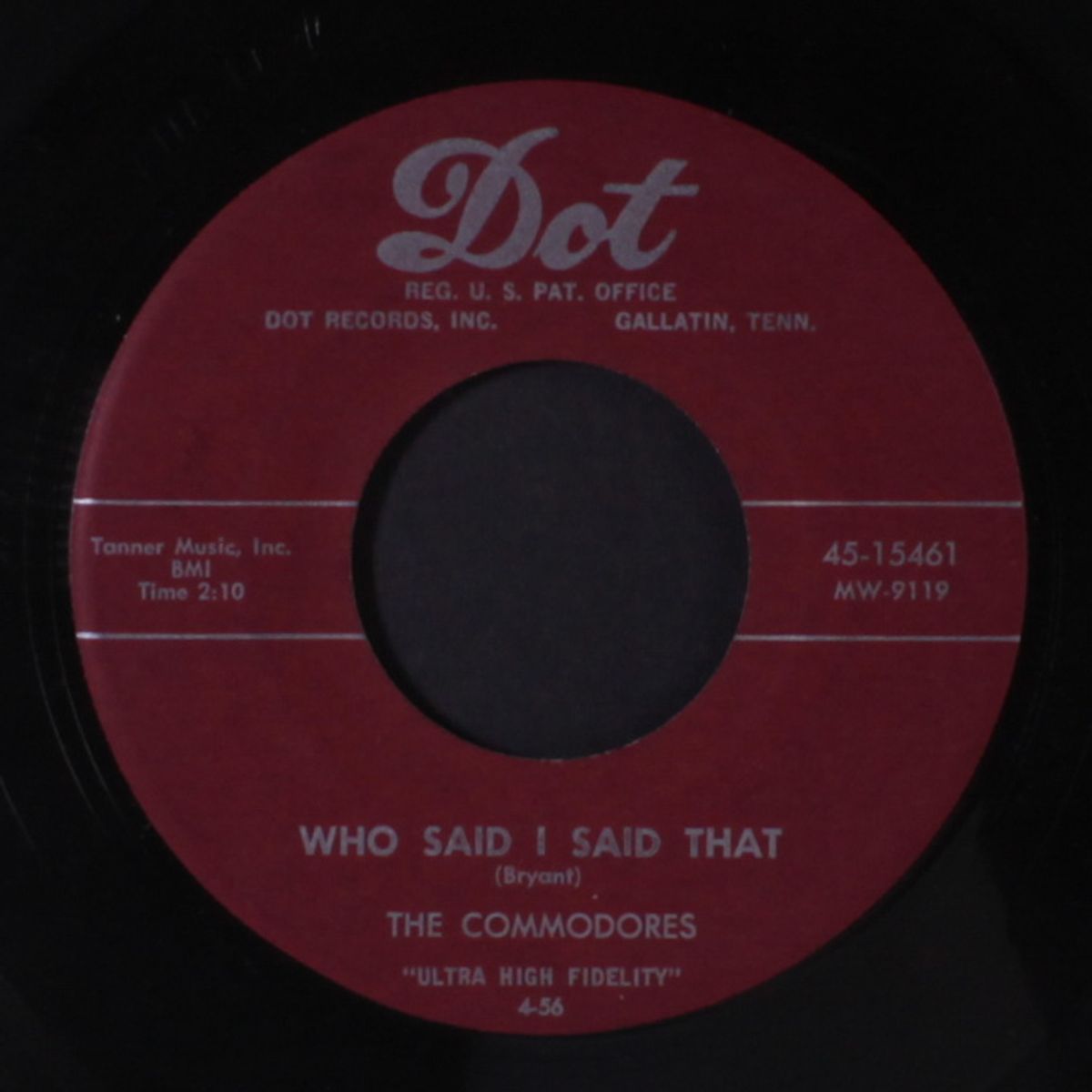 who said i said that / two loves have i by COMMODORES
