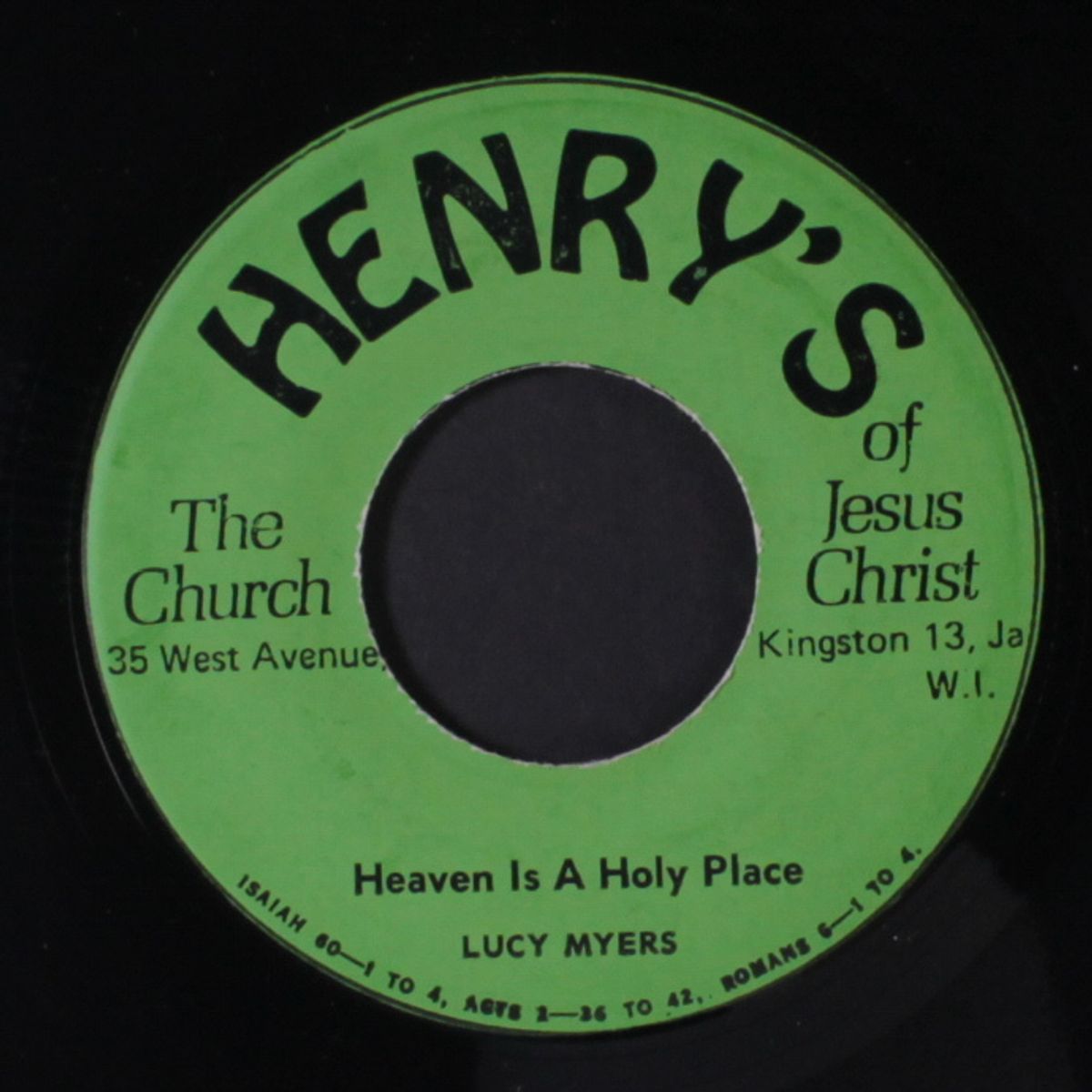 i'm bound for the beautiful city / heaven is a holy place by LUCY MYERS