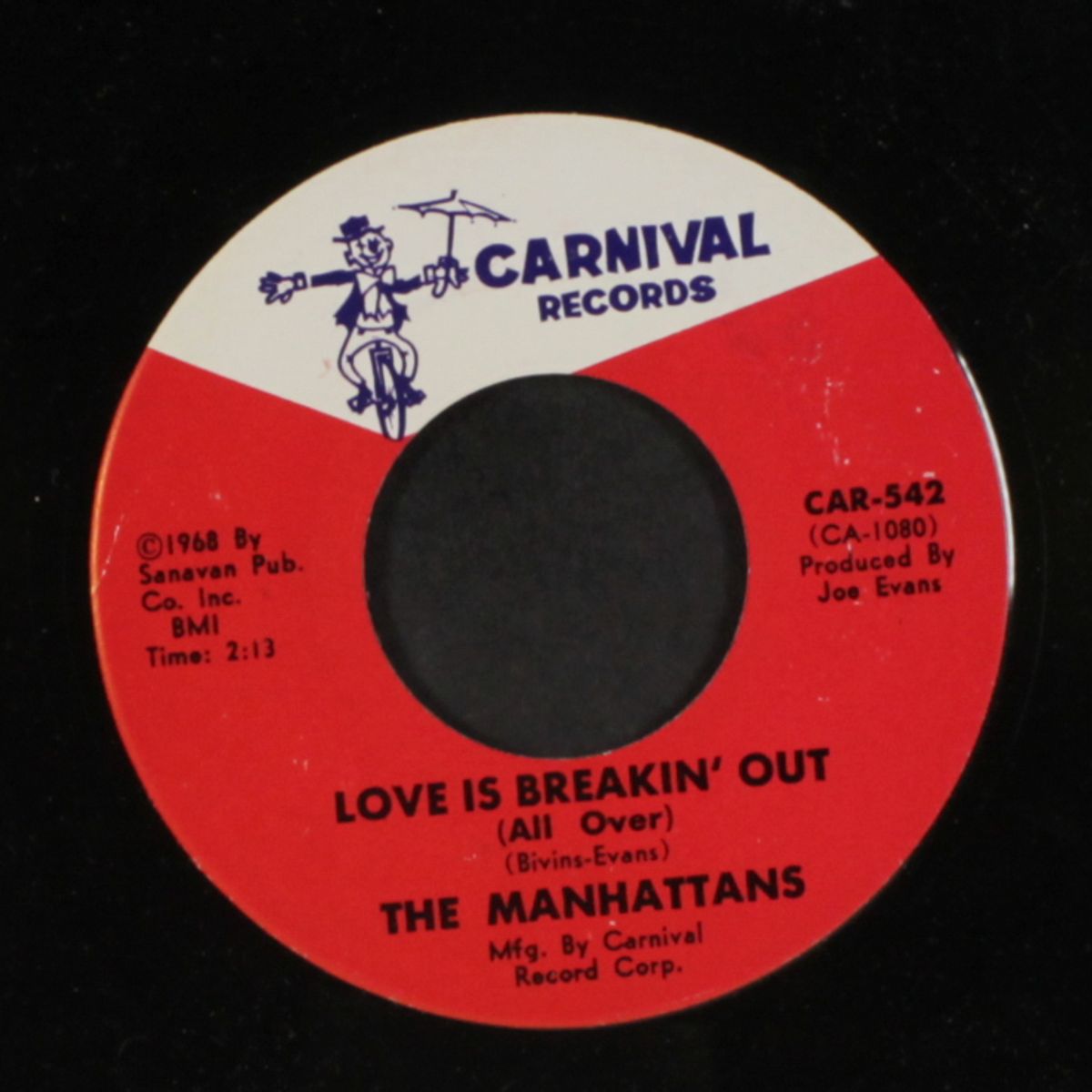 love is breakin' out / i don't wanna go by MANHATTANS