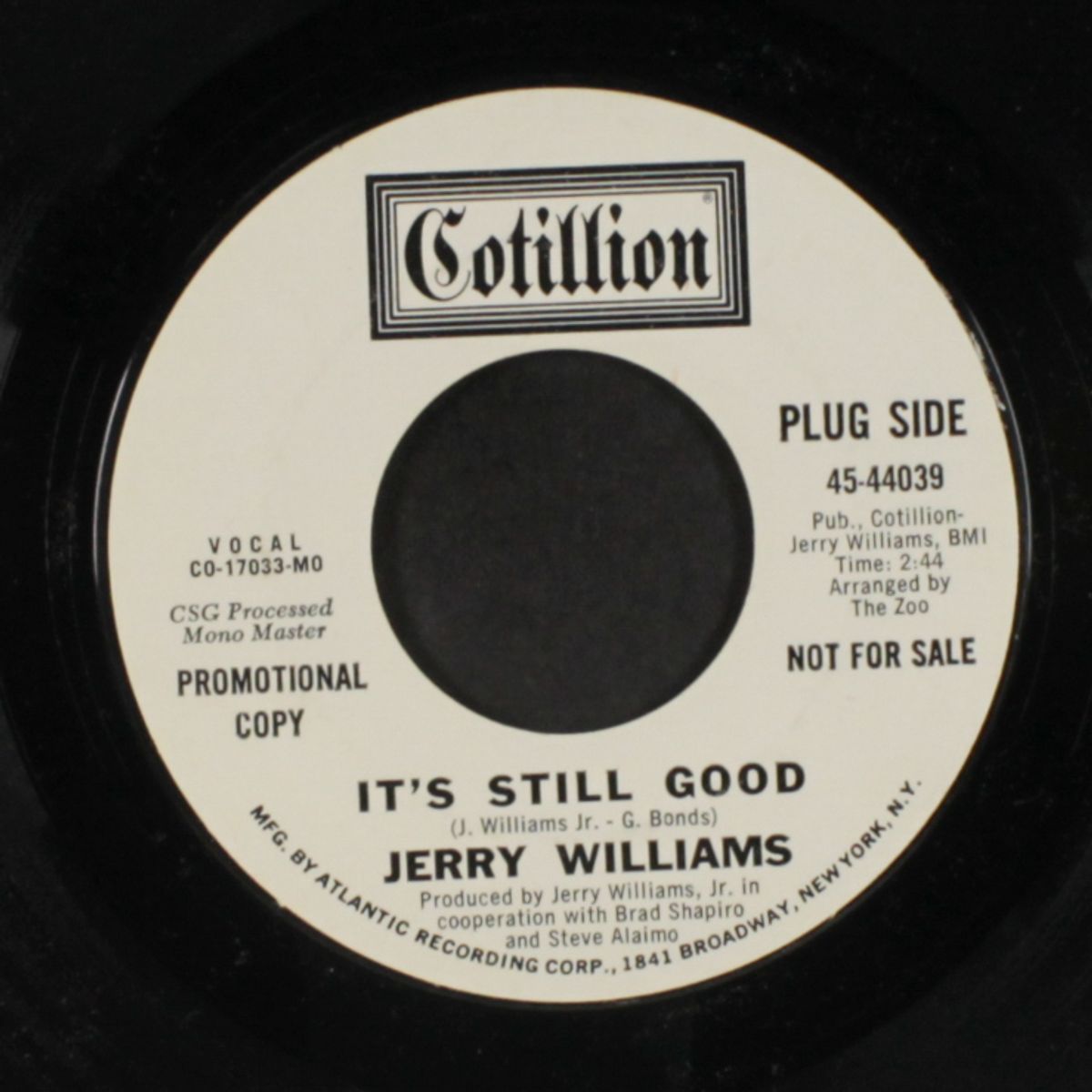 it's still good / come and get it by JERRY WILLIAMS