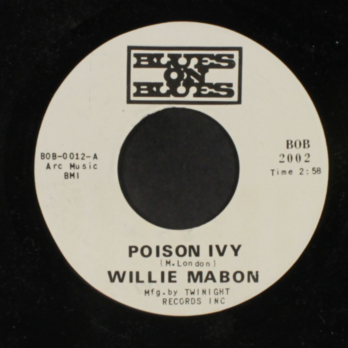 guilty blues / poison ivy by WILLIE MABON