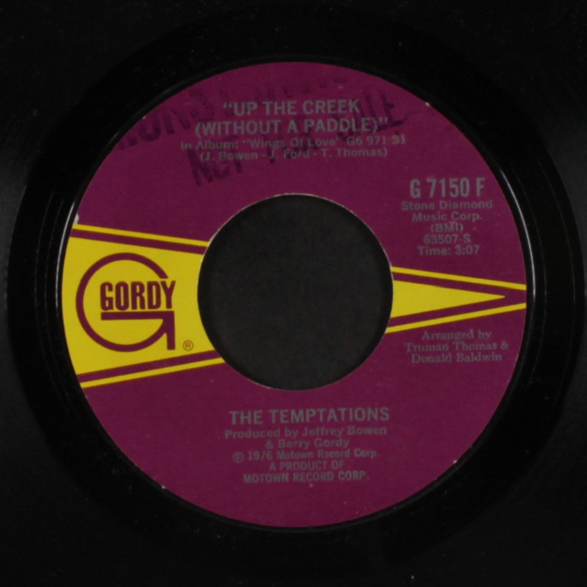 darling, stand by me (song for my woman / up the creek (without a pad) by TEMPTATIONS
