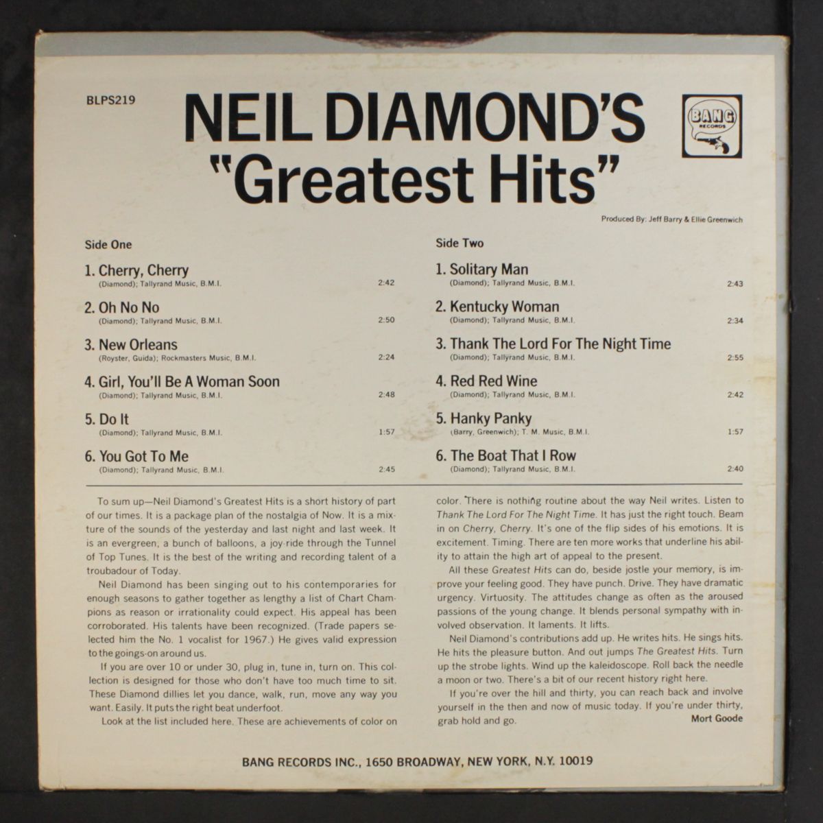 greatest hits by NEIL DIAMOND