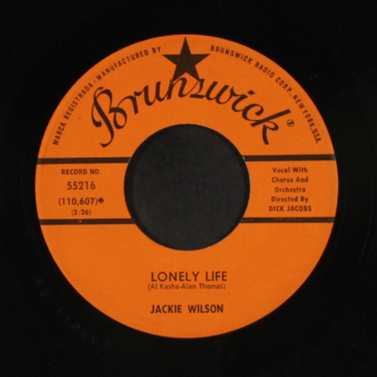 i'm comin' on back to you / lonely life by JACKIE WILSON