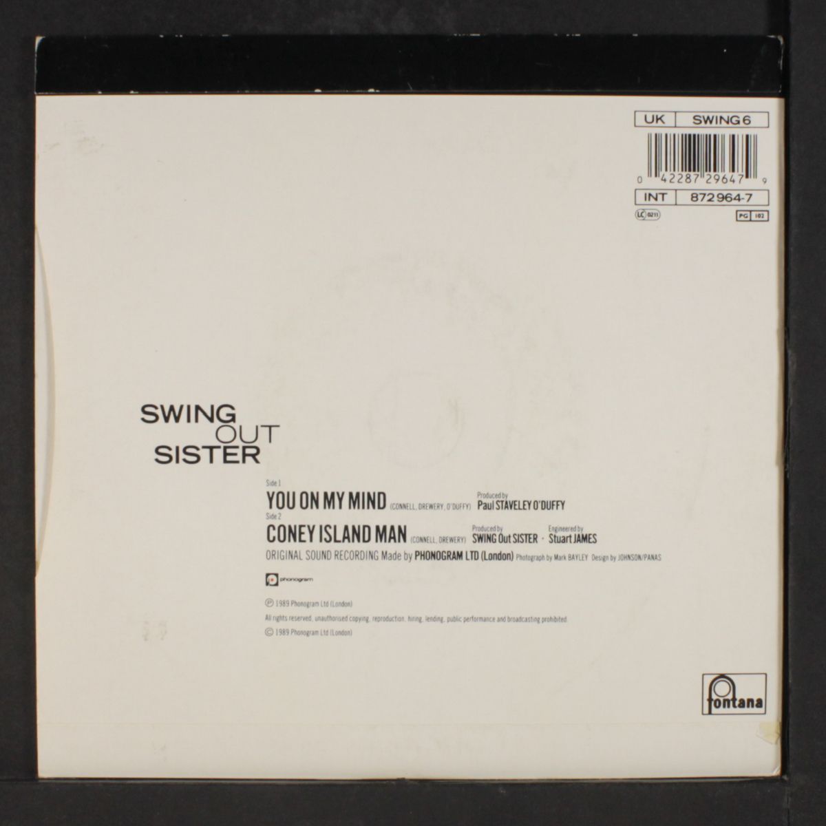 you on my mind by SWING OUT SISTER