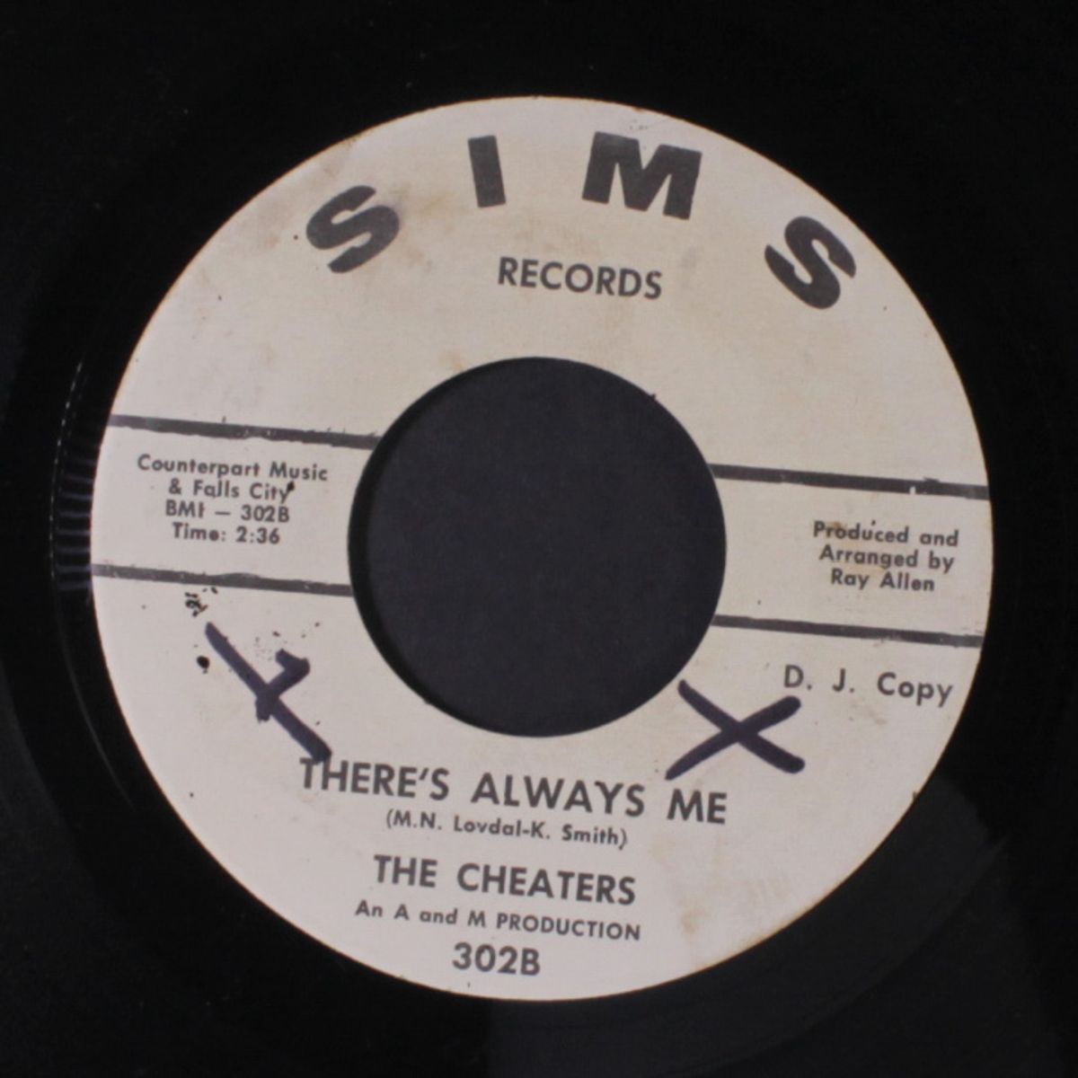 bobby laine / there's always me by CHEATERS