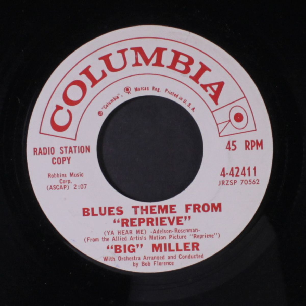 blues theme from "reprieve" by "BIG" MILLER