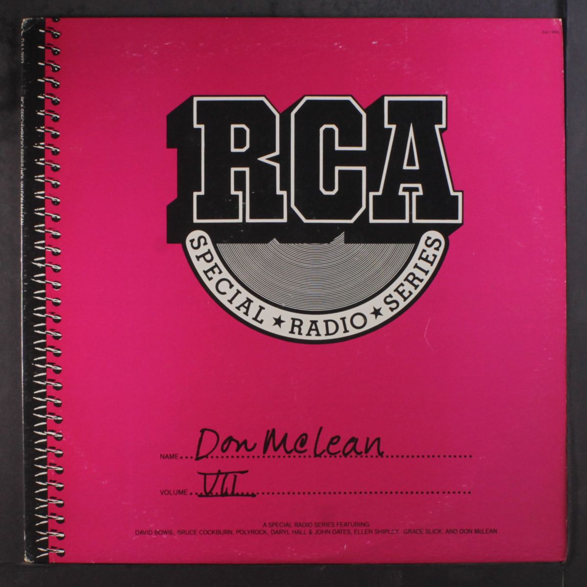 rca special radio sampler vol. 7 by DON MCLEAN