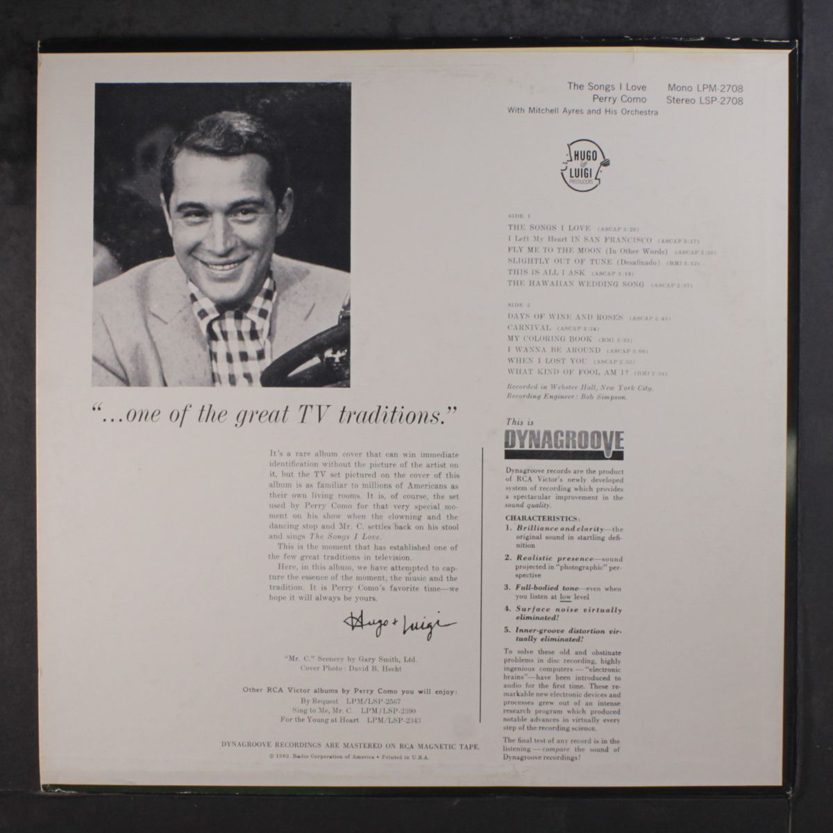 the songs i love by PERRY COMO