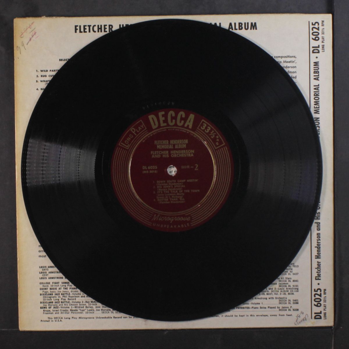 memorial album by FLETCHER HENDERSON