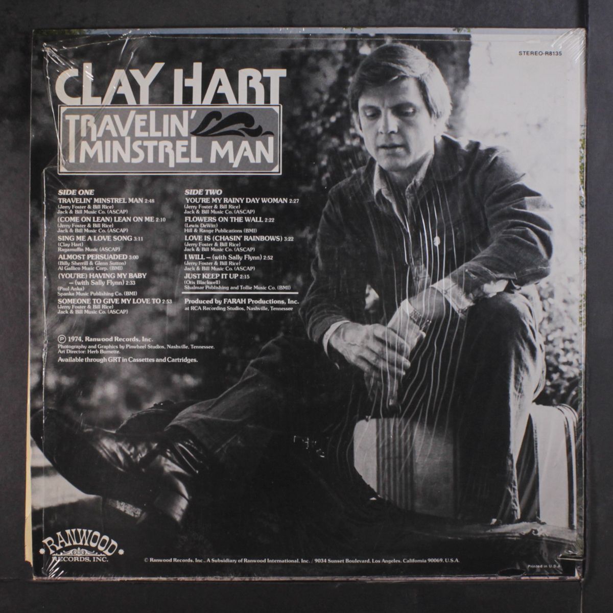 travelin' minstrel man by CLAY HART