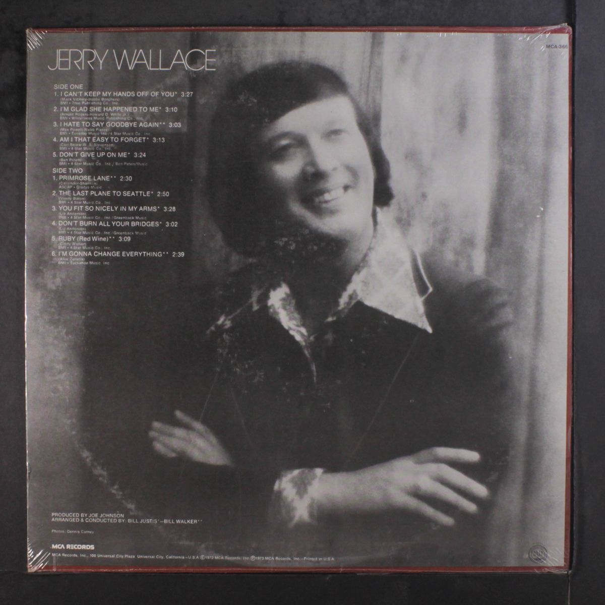 primrose lane / don't give up on me by JERRY WALLACE