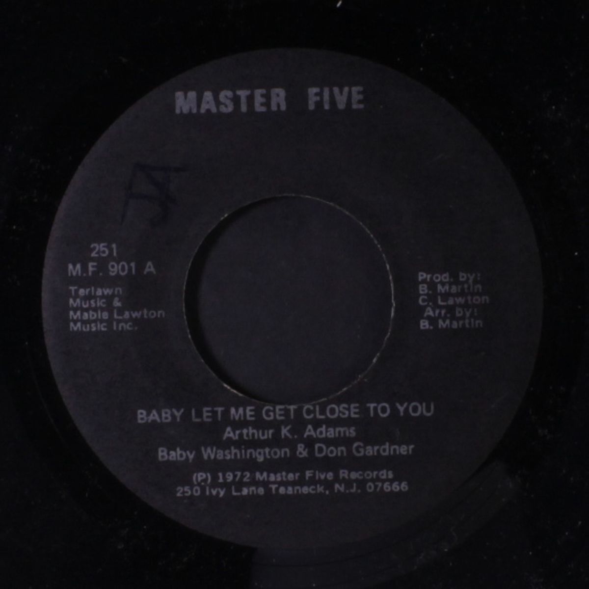 baby let me get close to you by BABY WASHINGTON & DON GARDNER