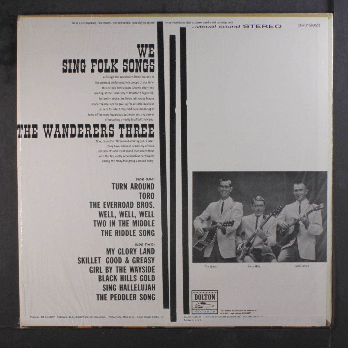 we sing folk songs by WANDERERS THREE