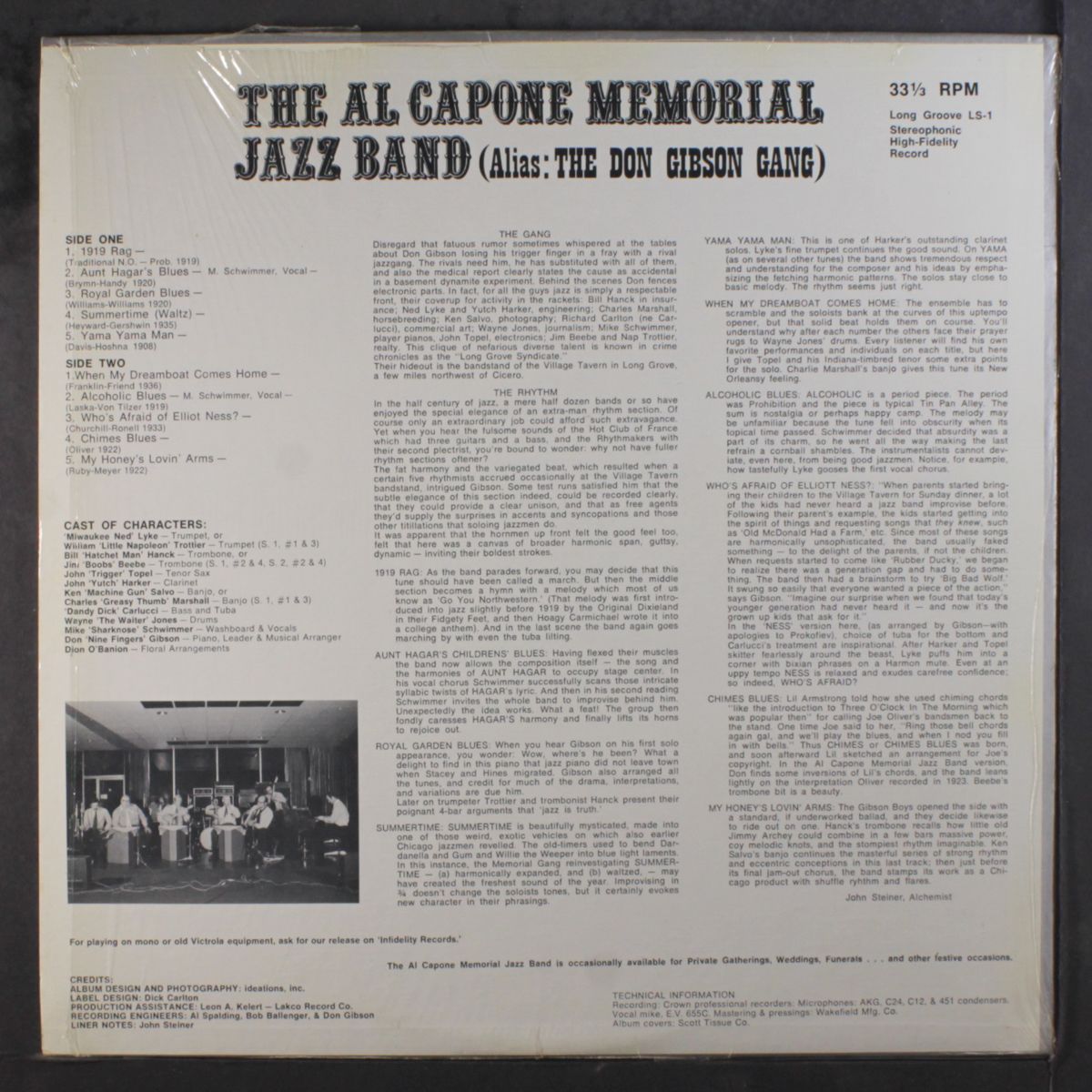 the don gibson gang by AL CAPONE MEMORIAL JAZZ BAND