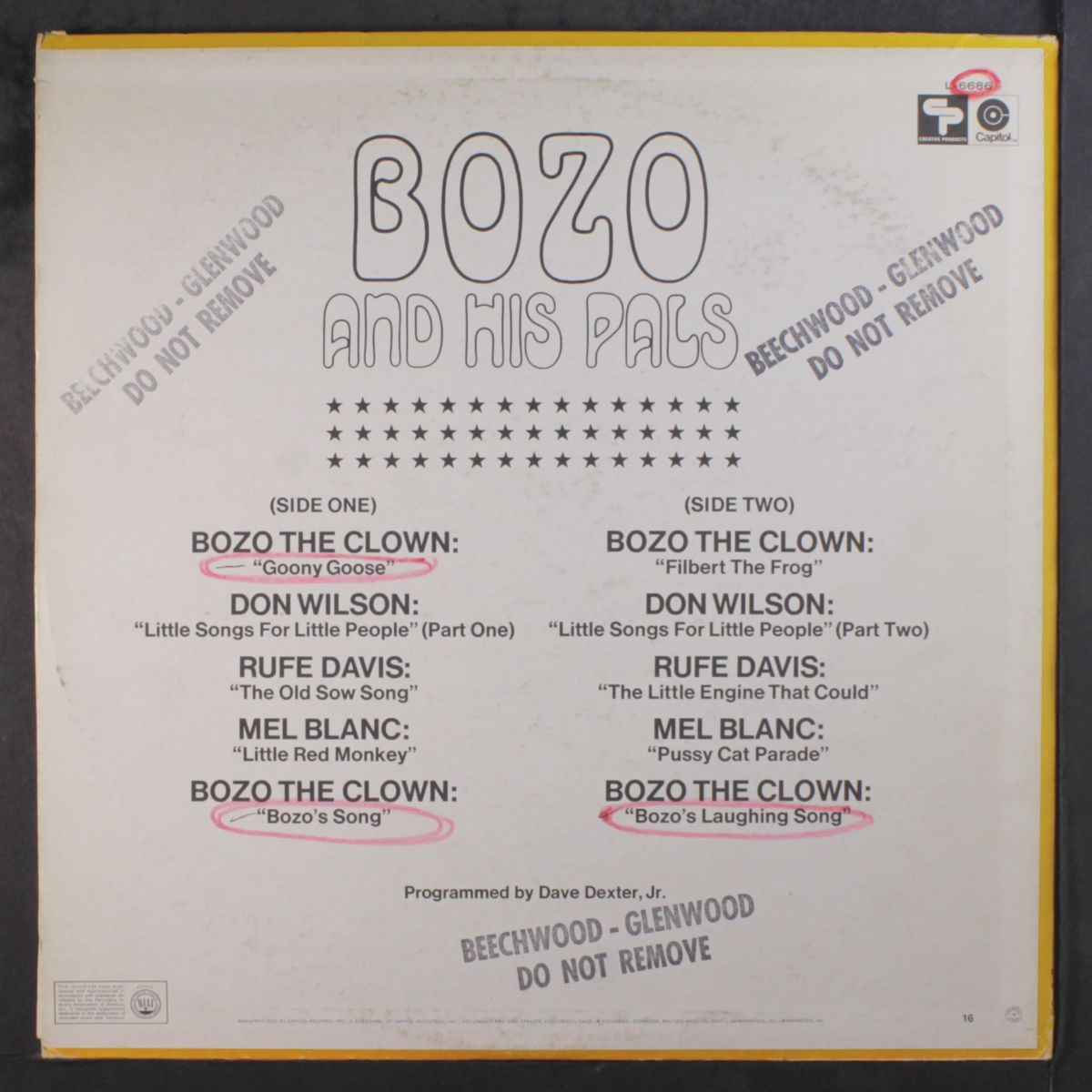 bozo and his pals by VARIOUS