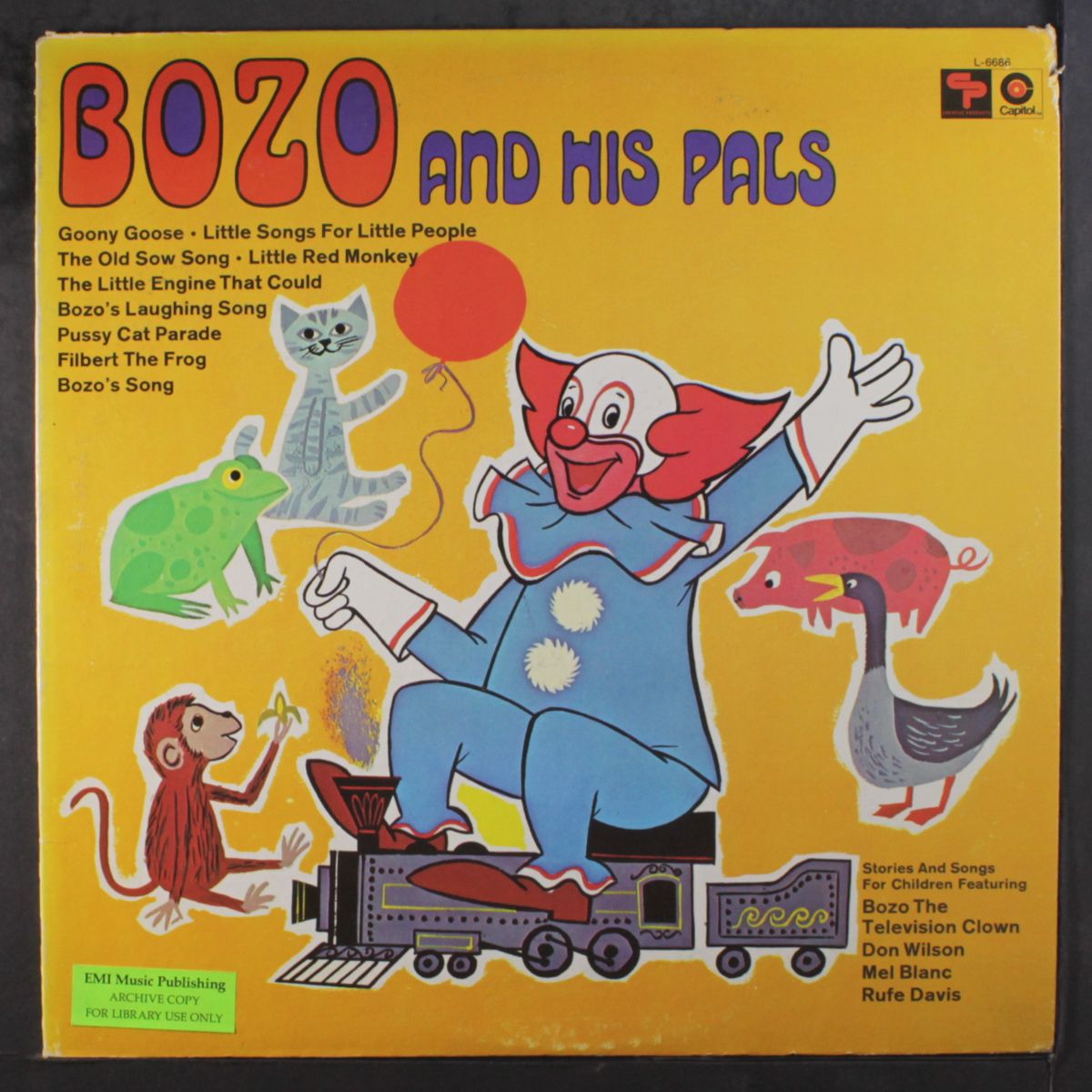 bozo and his pals by VARIOUS
