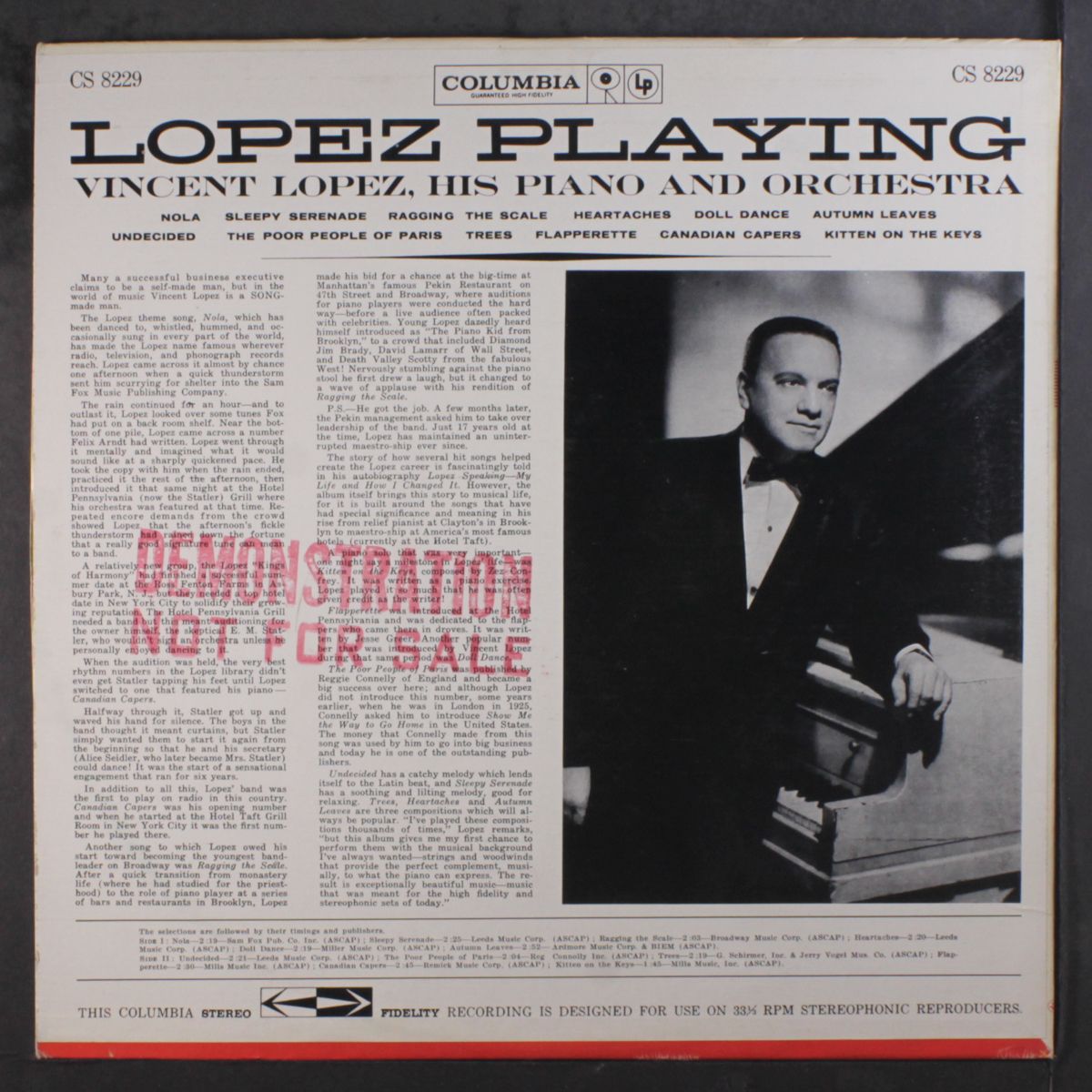 lopez playing by VINCENT LOPEZ